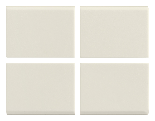 VIW16843.B Quattro mezzi tasti fissi 1M n. bianco