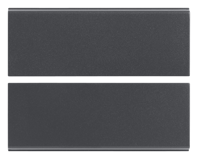 VIW16844 Due mezzi tasti fissi 2M neutri grigio