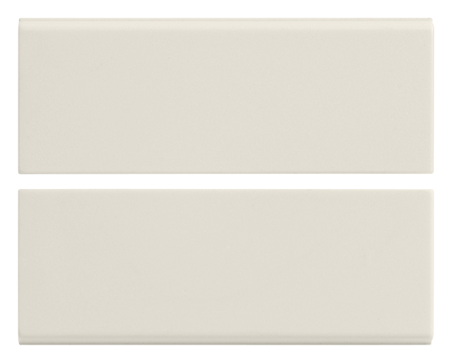 VIW16844.B Due mezzi tasti fissi 2M neutri bianco