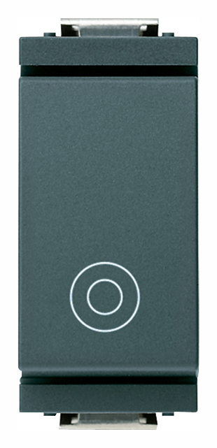 VIW17010 Pulsante 1P NO 10A generico grigio