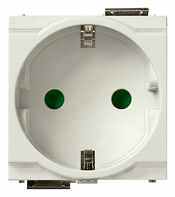 VIW17038.B Presa SICURY 2P+T 16A tedesco bianco