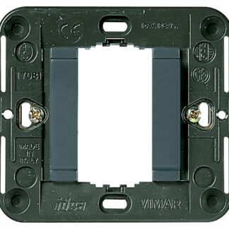 VIW17080 Supporto liscio 1M +griffe grigio