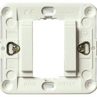 VIW17080.B Supporto liscio 1M +griffe bianco