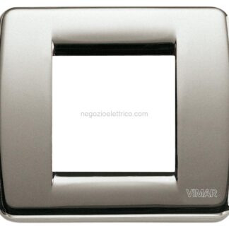 VIW17093.34 Placca Rond 1-2M nichel spazzolato