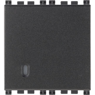 VIW19008.2 Pulsante 1P NO 10A 2M grigio
