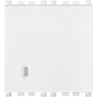 VIW19008.2.B Pulsante 1P NO 10A 2M bianco