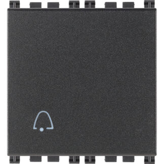 VIW19008.2.C Pulsante 1P NO 10A campanello 2M grigio