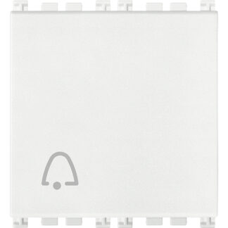 VIW19008.2.C.B Pulsante 1P NO 10A campanello 2M bianco