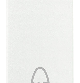 VIW19021.C.B Tasto 1M simbolo campanello bianco