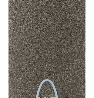 VIW19021.C.M Tasto 1M simbolo campanello Metal