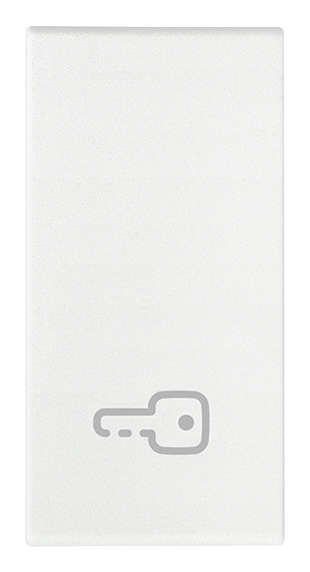 VIW19021.P.B Tasto 1M simbolo chiave bianco