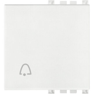 VIW19022.C.B Tasto 2M simbolo campanello bianco