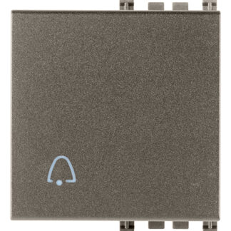 VIW19022.C.M Tasto 2M simbolo campanello Metal