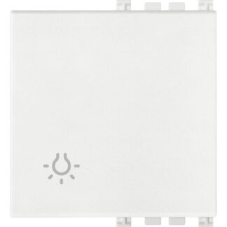 VIW19022.L.B Tasto 2M simbolo luce bianco