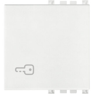 VIW19022.P.B Tasto 2M simbolo chiave bianco