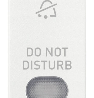 VIW19026.DND.B Tasto 1M con diffusore simb. DND bianco