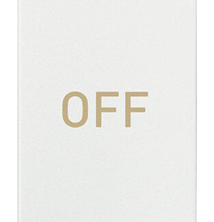 VIW19056.33.B Pulsante 1P NO+NC 10A simbolo OFF bianco