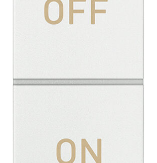 VIW19058.B Due pulsanti indipend. NO+NC 10A bianco