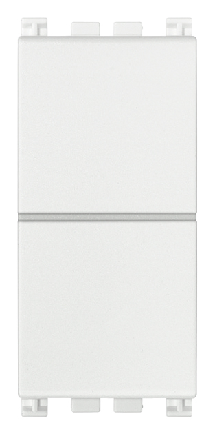 VIW19066.B Due pulsanti indipend. NO+NO 10A bianco