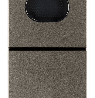 VIW19068.M Pulsante 1P NO 10A + spia bianca Metal