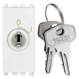VIW19083.B Interruttore 2P 16AX +chiave bianco