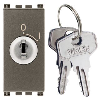 VIW19083.M Interruttore 2P 16AX +chiave Metal