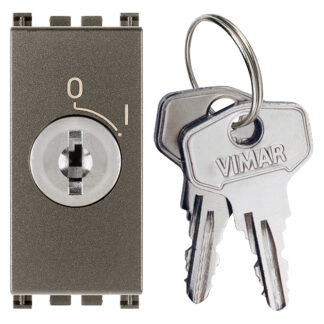 VIW19086.M Pulsante 2P NO 16A + chiave Metal