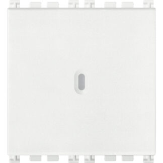 VIW19108.2.B Pulsante 1P NO 10A assiale 2M bianco