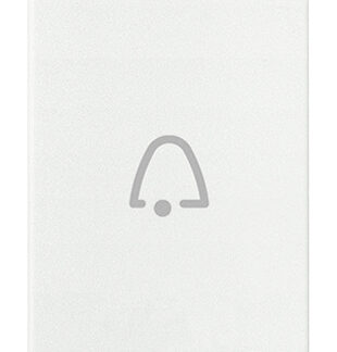 VIW19131.C.B Tasto 1M simb. campanello assiale bianco