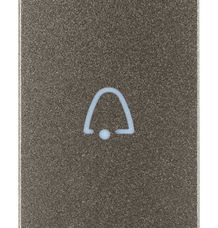 VIW19131.C.M Tasto 1M simb. campanello assiale Metal