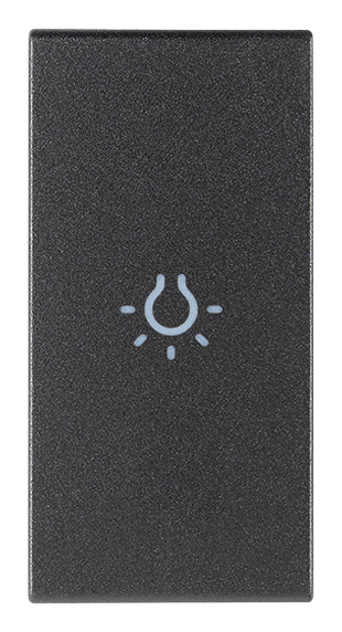 VIW19131.L Tasto 1M simbolo luce assiale grigio