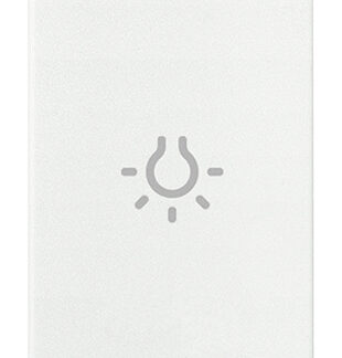 VIW19131.L.B Tasto 1M simbolo luce assiale bianco