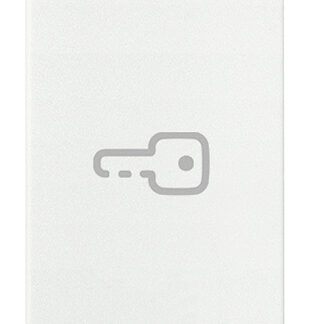 VIW19131.P.B Tasto 1M simbolo chiave assiale bianco