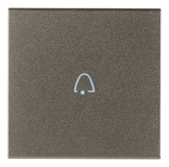 VIW19132.C.M Tasto 2M simb. campanello assiale Metal
