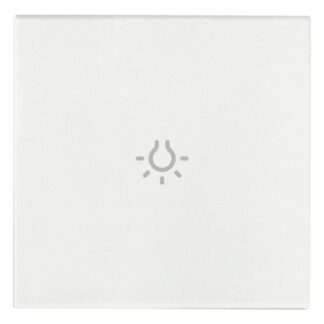 VIW19132.L.B Tasto 2M simbolo luce assiale bianco