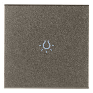 VIW19132.L.M Tasto 2M simbolo luce assiale Metal