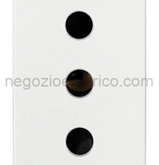 VIW19201.AB.B Presa 2P+T 10A P11 antibatterico bianco
