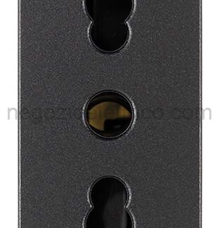VIW19203.AB Presa 2P+T 16A P17/11 antibatt. grigio