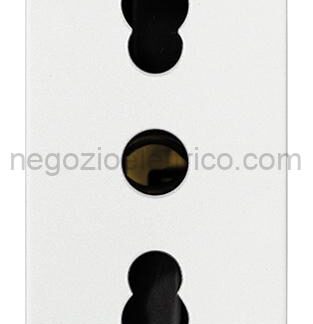 VIW19203.AB.B Presa 2P+T 16A P17/11 antibatt. bianco