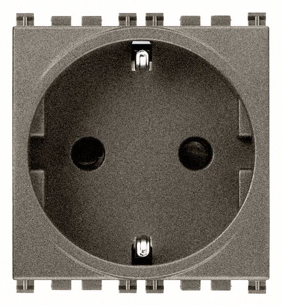 VIW19208.M Presa SICURY 2P+T 16A tedesco Metal