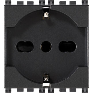 VIW19210 Presa 2P+T 16A universale grigio