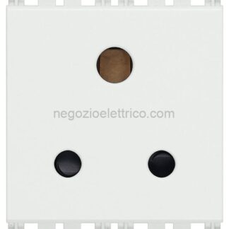 VIW19214.B Presa SICURY 2P+T 5A inglese bianco