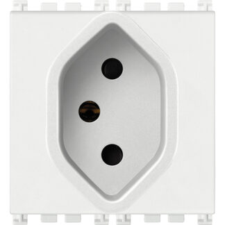 VIW19226.B Presa SICURY 2P+T 10A svizzero 13 bianco