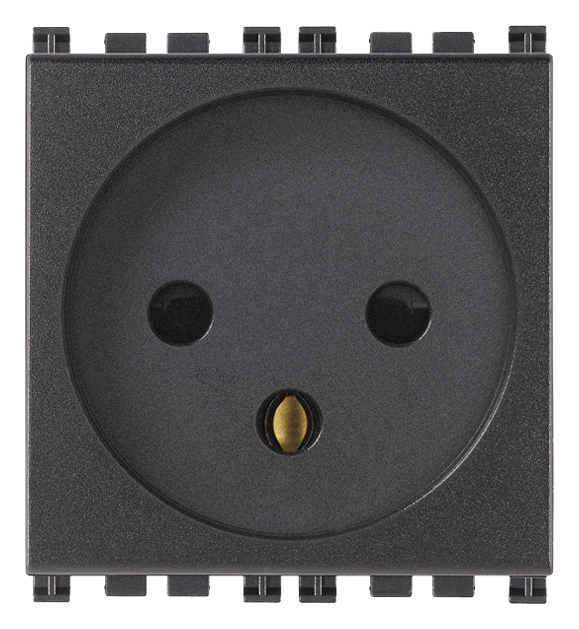 VIW19240 Presa SICURY 2P+T 16A israeliano grigio