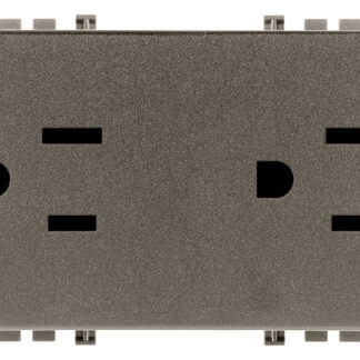 VIW19246.M Due prese 2P+T 15A USA+SASO Metal