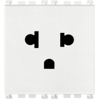VIW19248.B Presa SICURY 2P+T 16A USA+EU bianco
