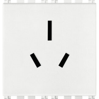 VIW19262.B Presa SICURY 2P+T 15A Australia bianco