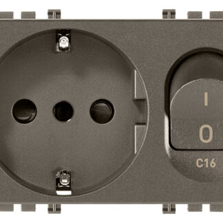 VIW19276.M Presa 2P+T 16A P30 intb+MT C16 Metal