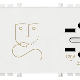 VIW19290.B Presa per rasoio 230V bianco