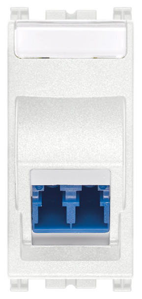 VIW19350.LC.B Presa ottica mono 9/125 LC bianco